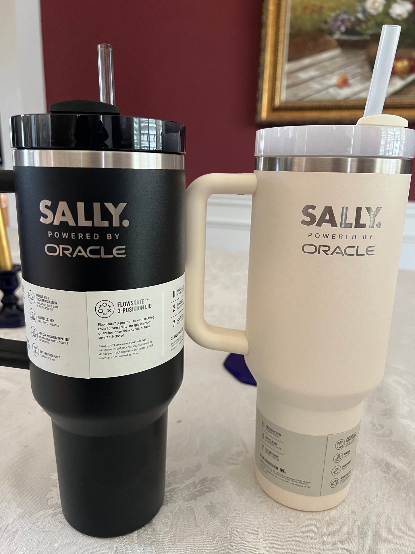 custom tumbler - your design or logo's on the tumbler of your choice!