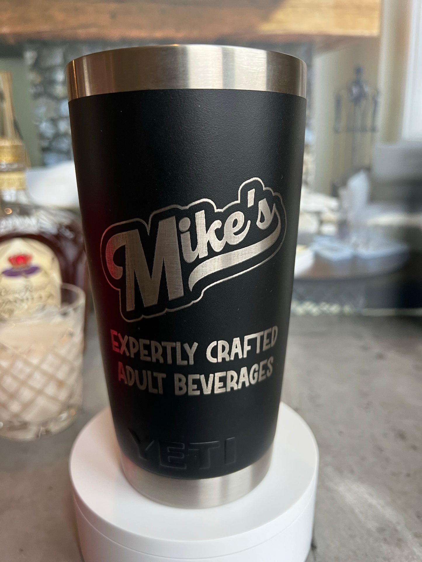 personalized yeti shaker tumbler - one of a kind gift for the cocktail lover!