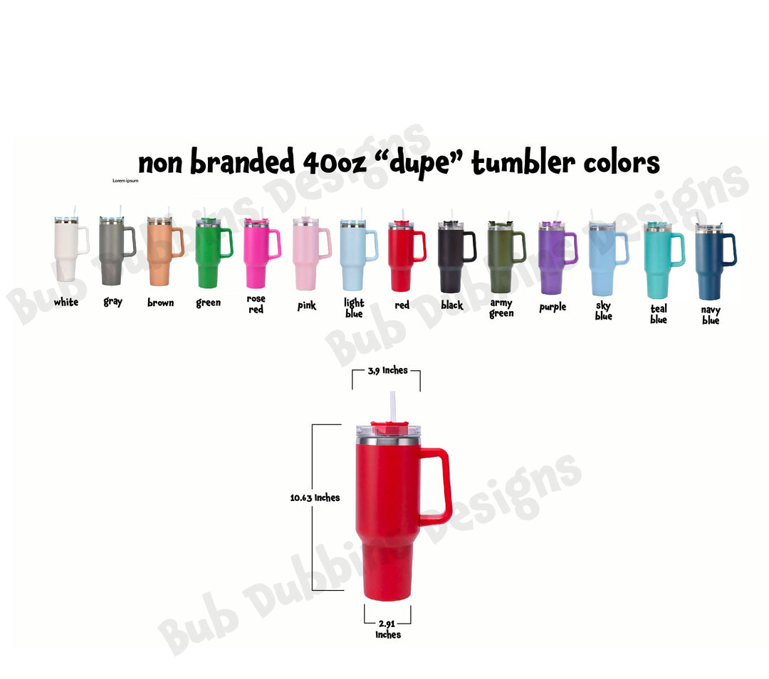 personalized laser engraved 40 oz tumbler - full wrap