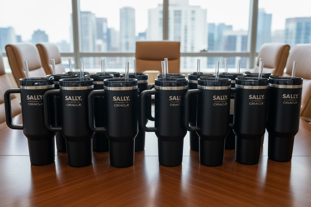 custom tumbler - your design or logo's on the tumbler of your choice!