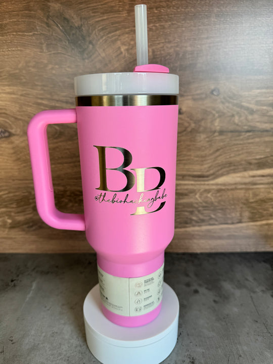 custom tumbler - your design or logo's on the tumbler of your choice!