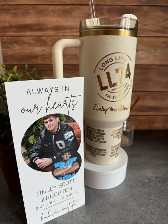 Finley Kruchten Foundation, #LL74 ,40 oz Stanley Tumbler