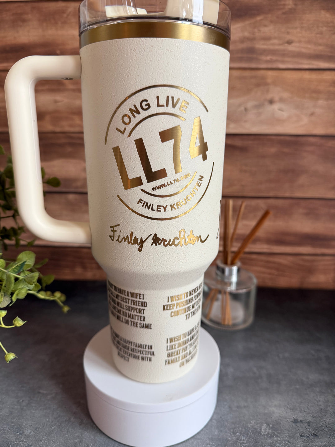 Finley Kruchten Foundation, #LL74 ,40 oz Stanley Tumbler