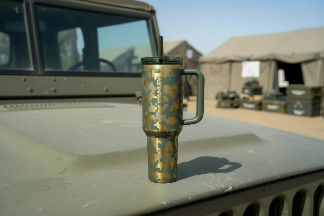 digital camo - cypress green limited edition 40oz stanley