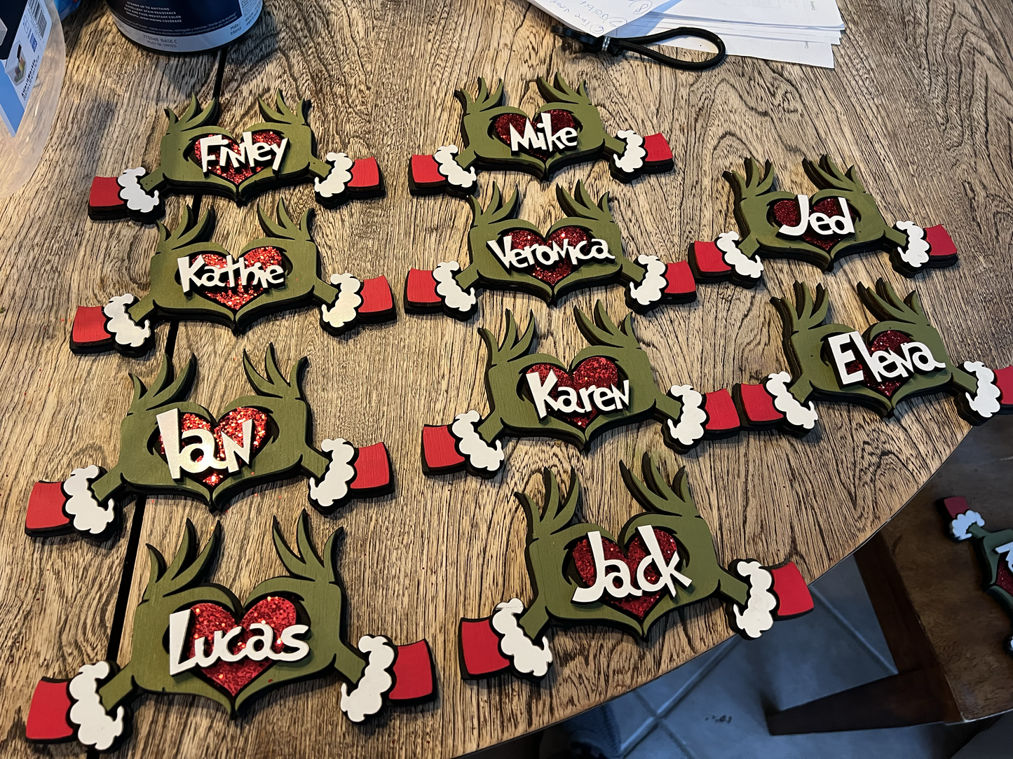 Personalized Grinch Ornament