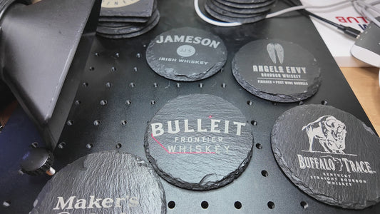Custom Engraved Slate Coasters